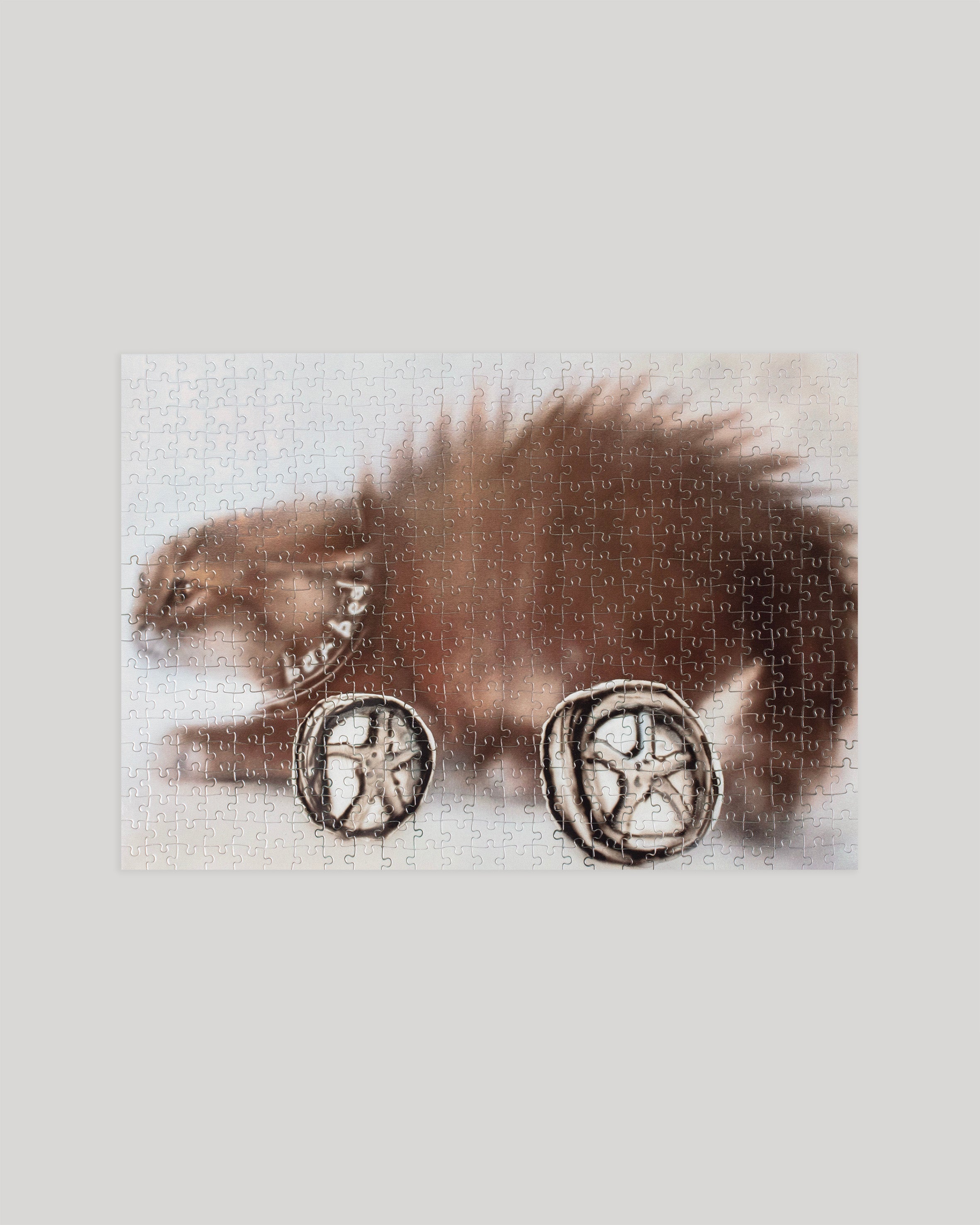 puzzle 'barbed car' x anu jakobson