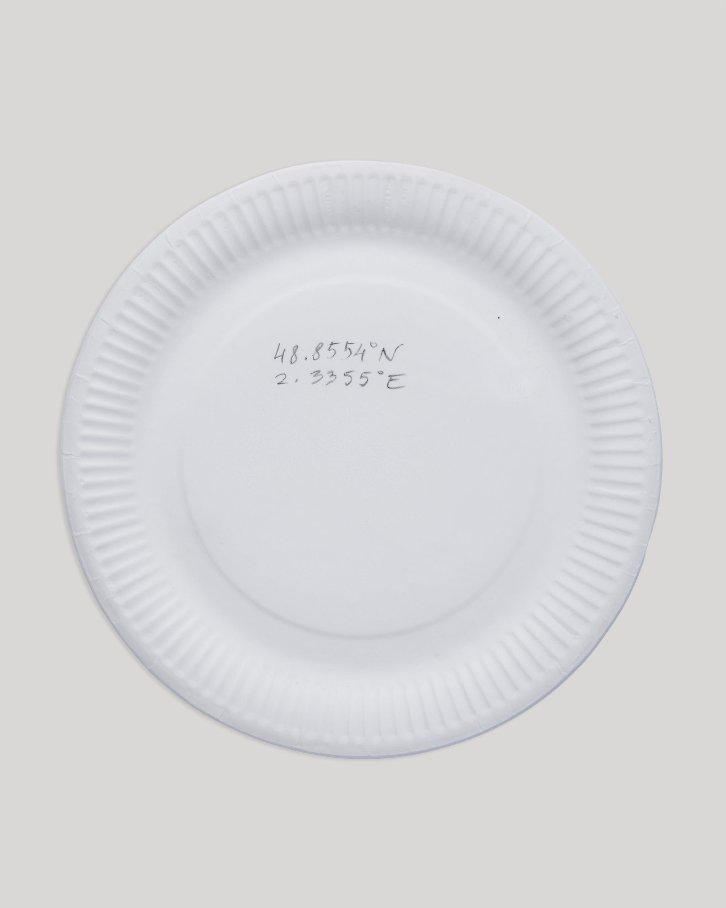 porcelain 'paper' plate
