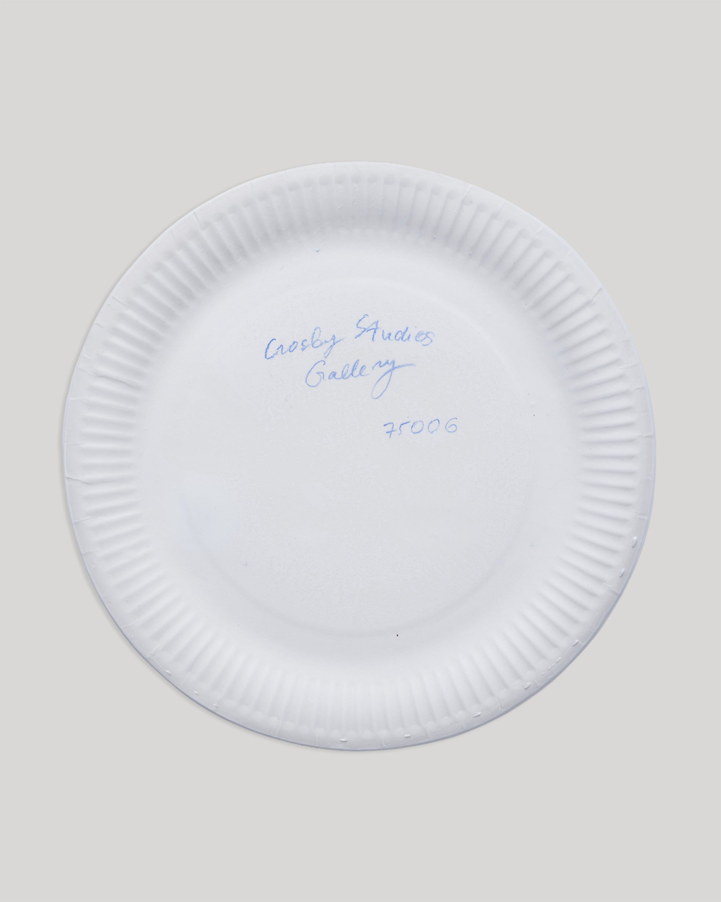 porcelain 'paper' plate