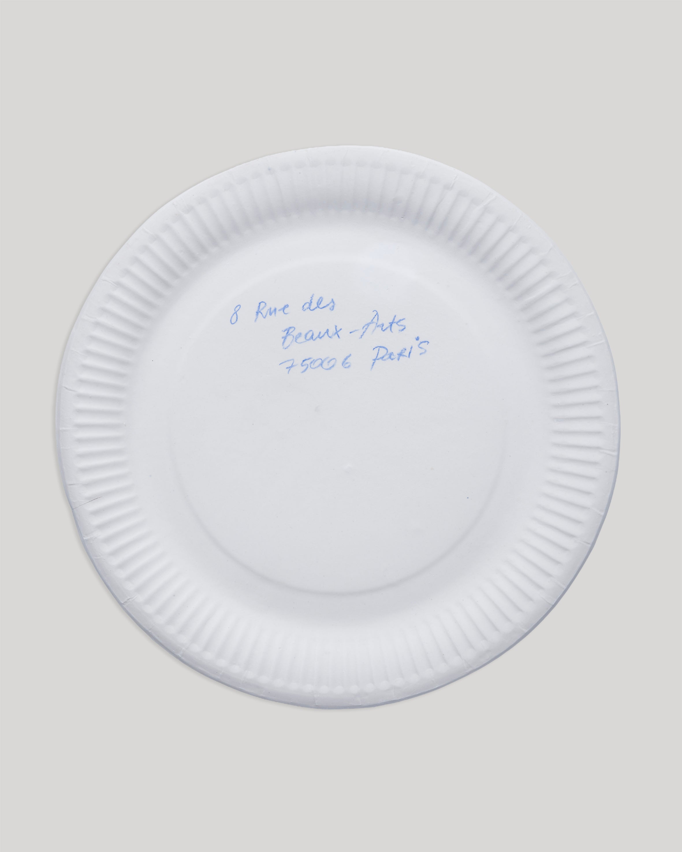 porcelain 'paper' plate
