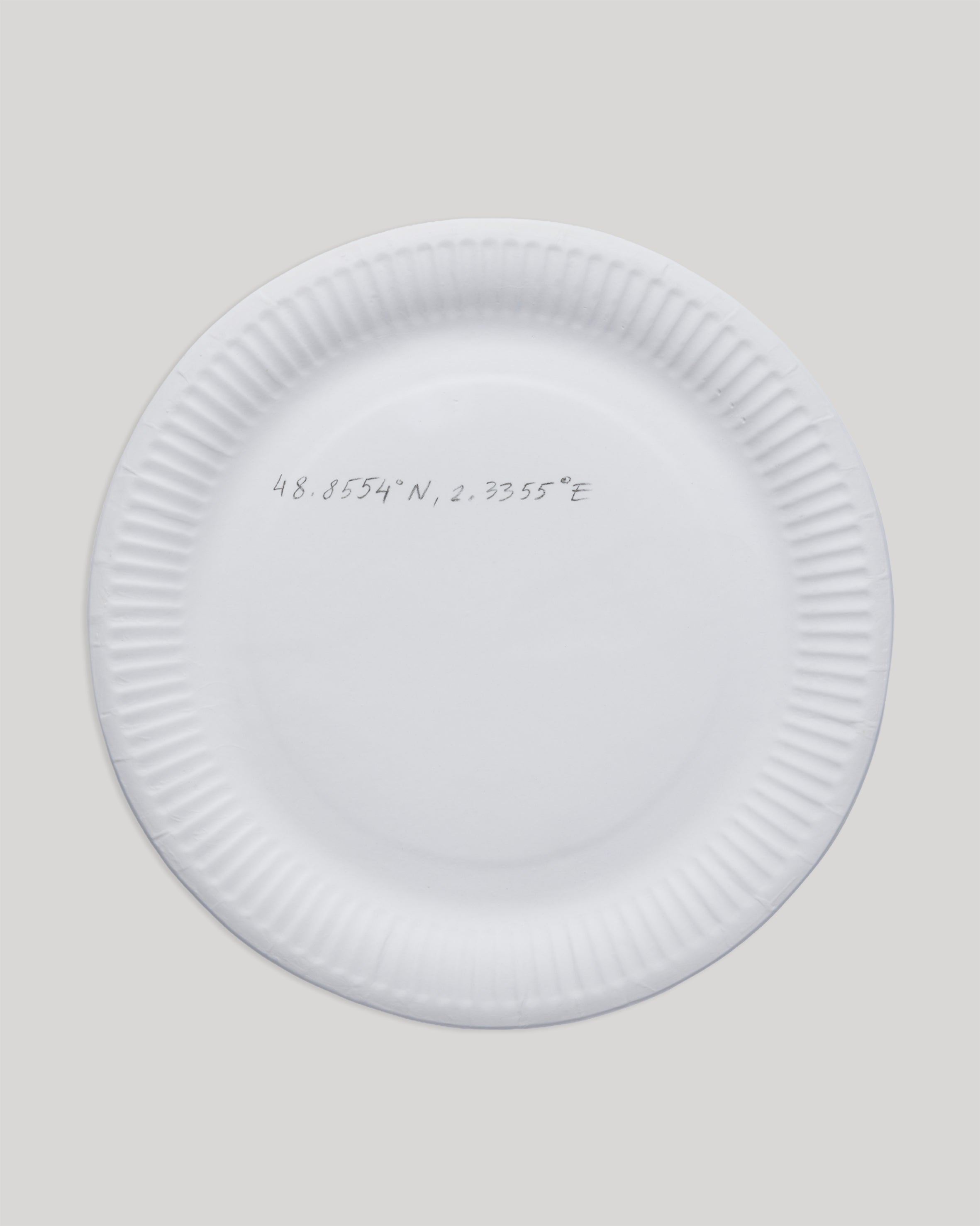 porcelain 'paper' plate