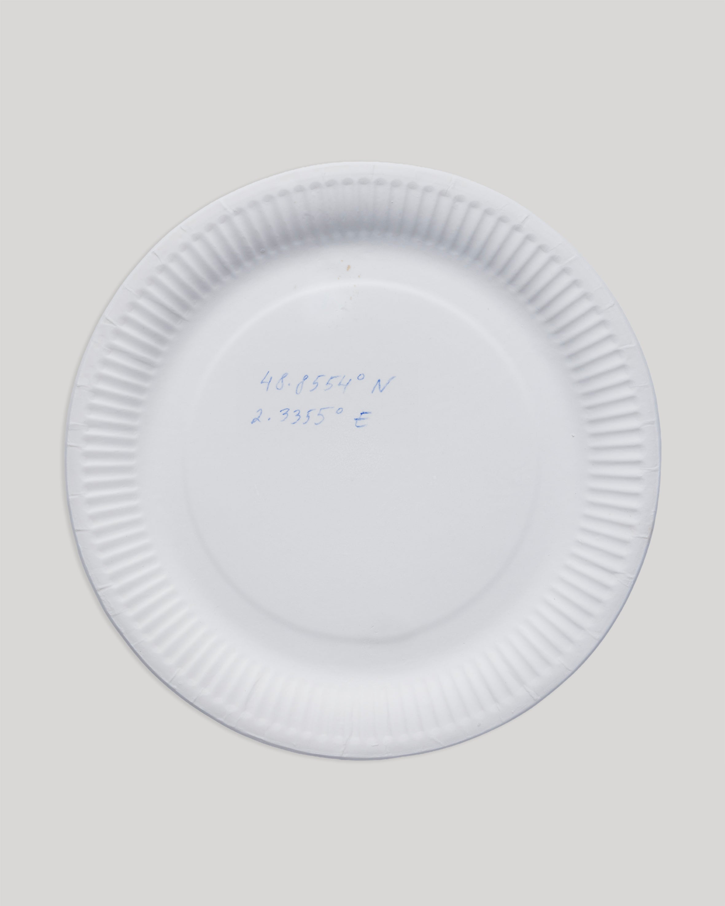 porcelain 'paper' plate