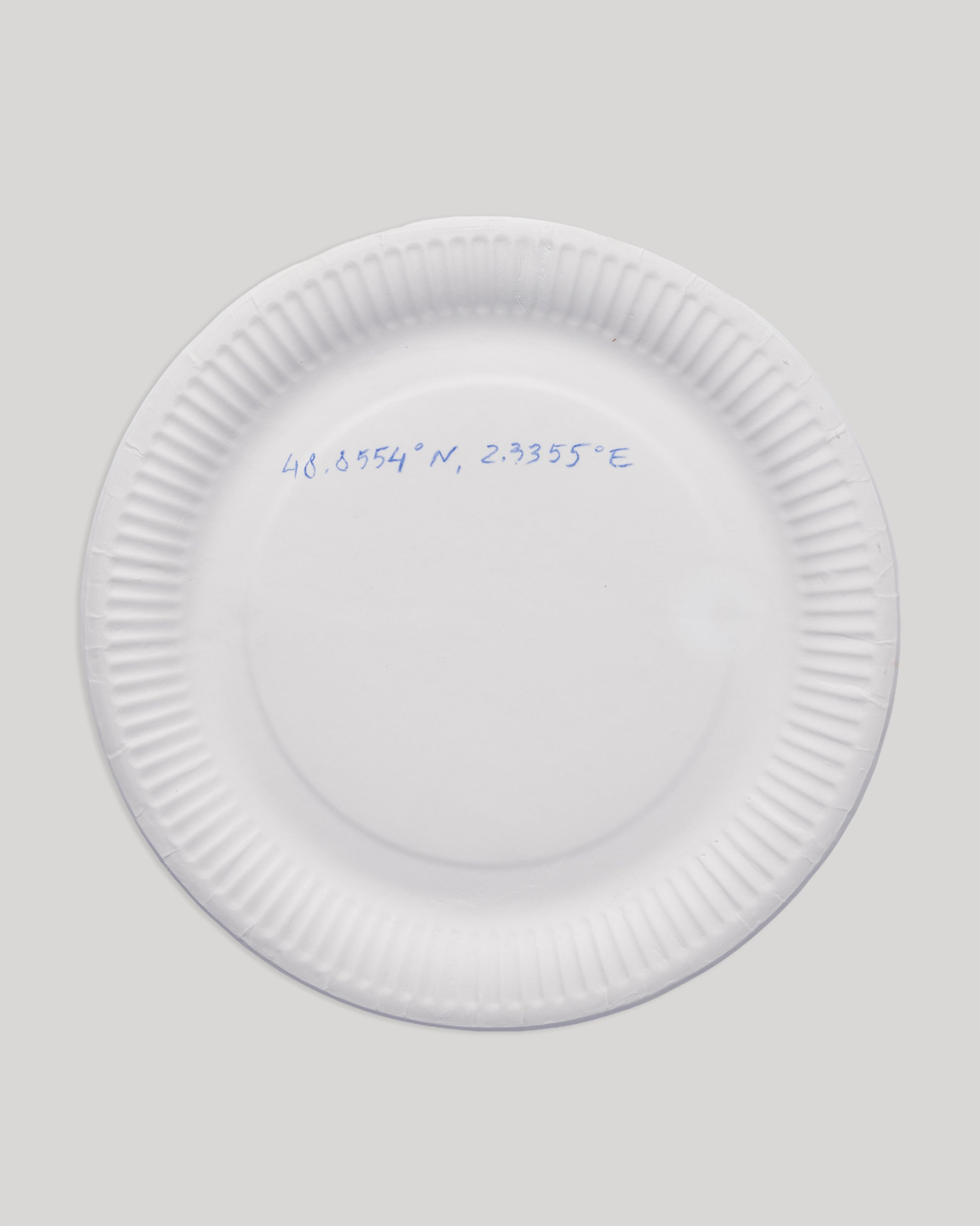 porcelain 'paper' plate